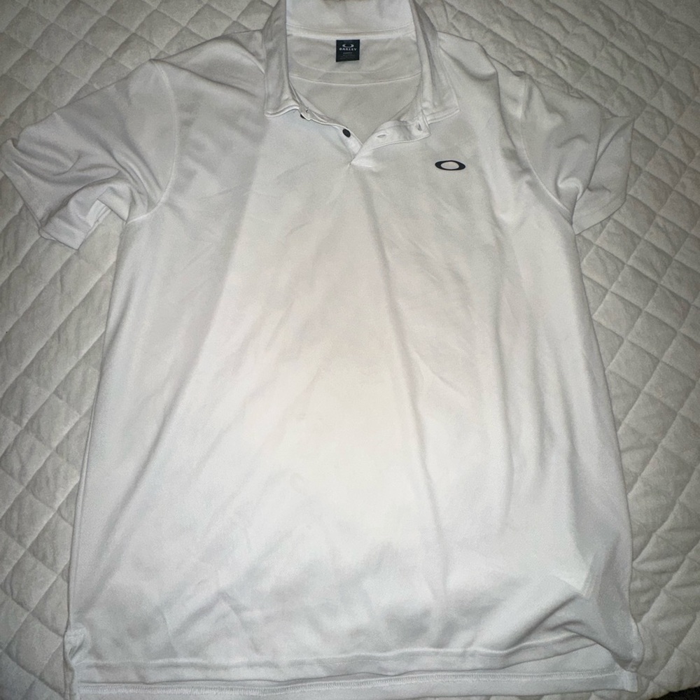 Oakley Men's White Polo Shirt